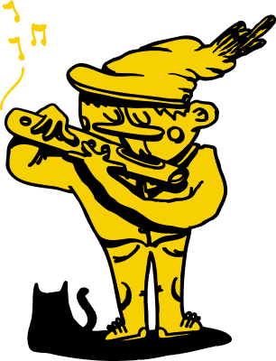 Flute Man Character